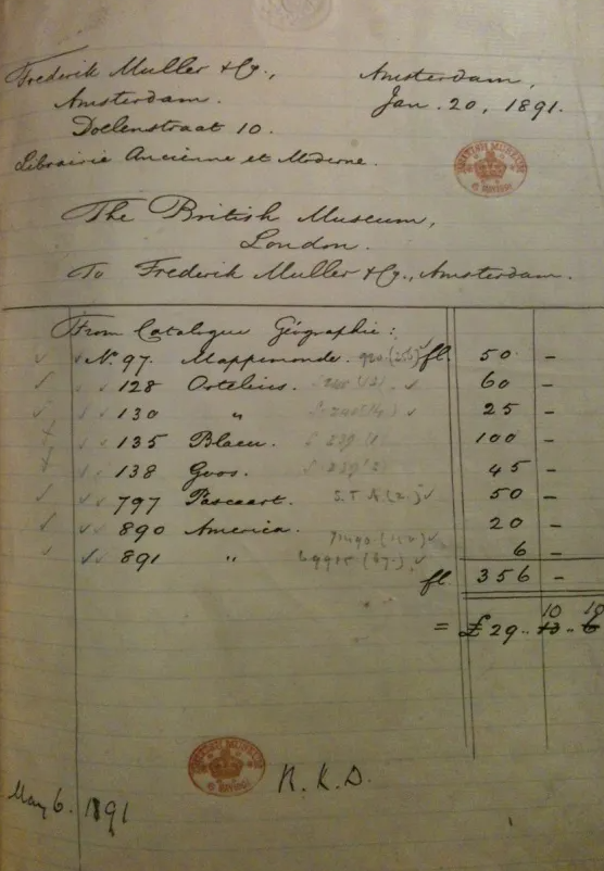 Invoice 19th century